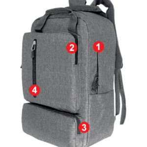 laptop back pack (fully padded bag) (lt5330)