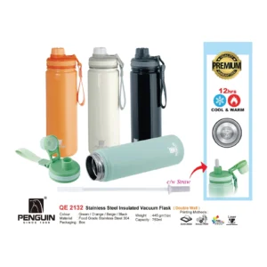 stainless steel insulated vacuum flask [double wall] (qe2132)