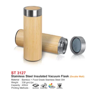 stainless steel insulated vacuum flask ( double wall ) (st3127)