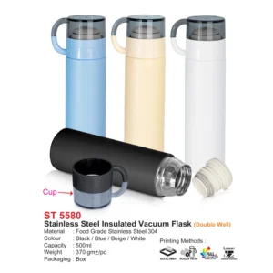 stainless steel insulated vacuum flask ( double wall ) (st5580)