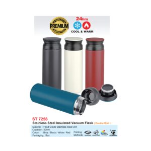stainless steel insulated vacuum flask ( double wall ) (st7258)