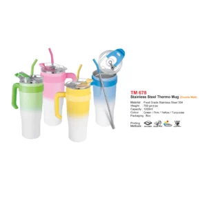 stainless steel thermo mug ( double wall ) (tm678)