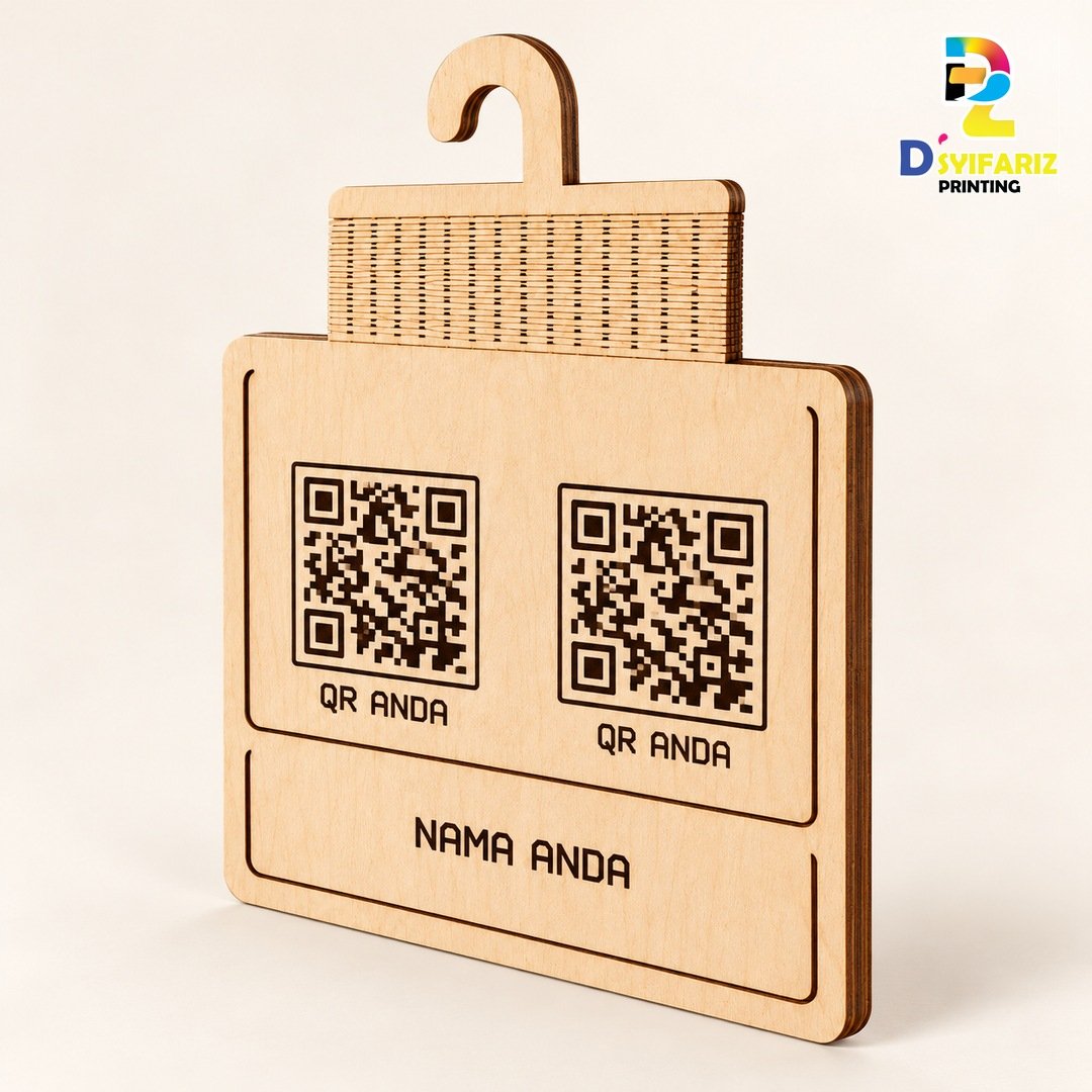 QR Payment Hanger Kereta